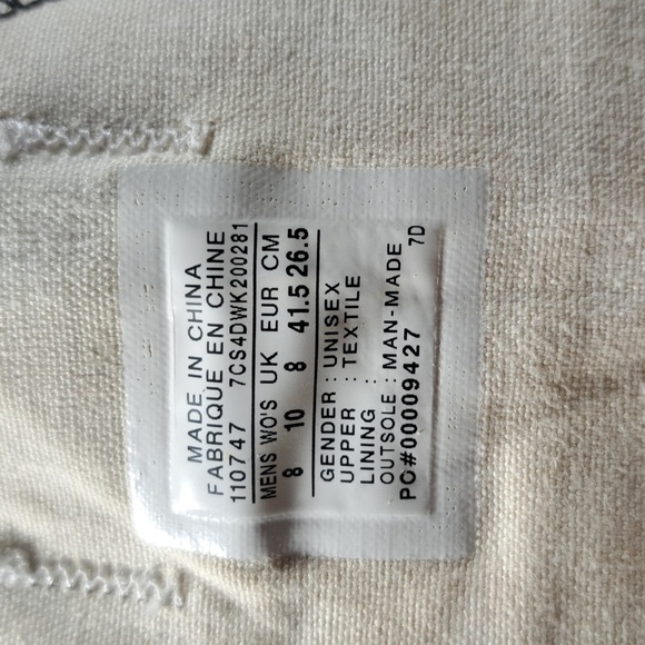 Converse Chuck Taylor All Star Ox Low Black White Plaid Canvas Sneakers G- US 10 - Picture 3 of 16